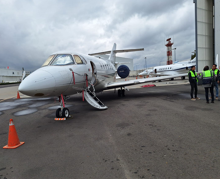 Private Jets Hawker 650 Toluca