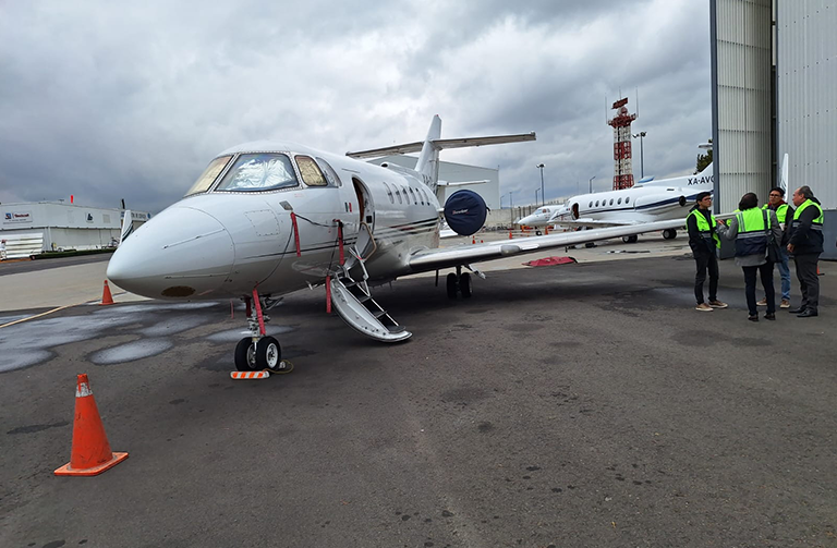 Private Jets Hawker 650 Toluca