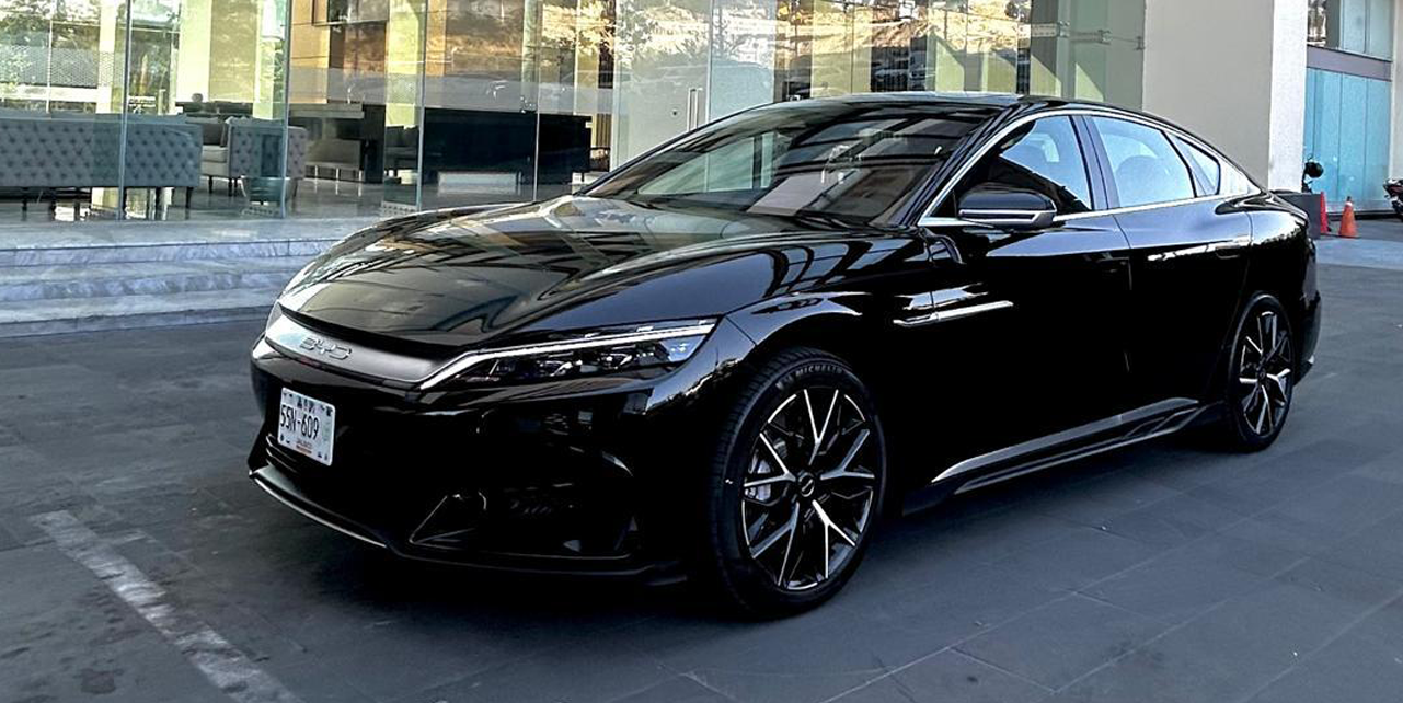 Black Car Sedan EV
