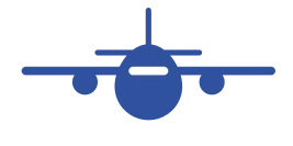 Airplane transportation